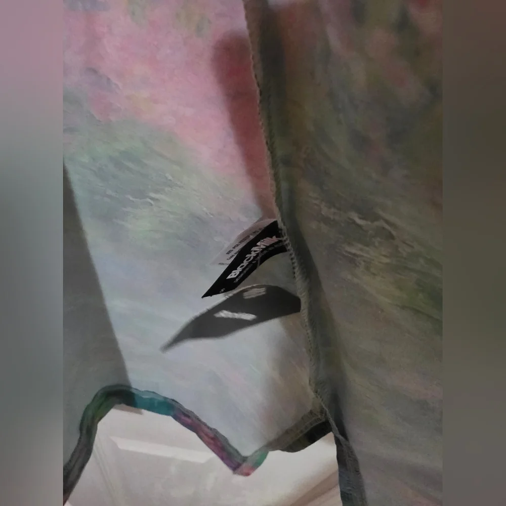 Floral Watercolor Kimono Cardigan - Multicolor Monet - Picture 5 of 8